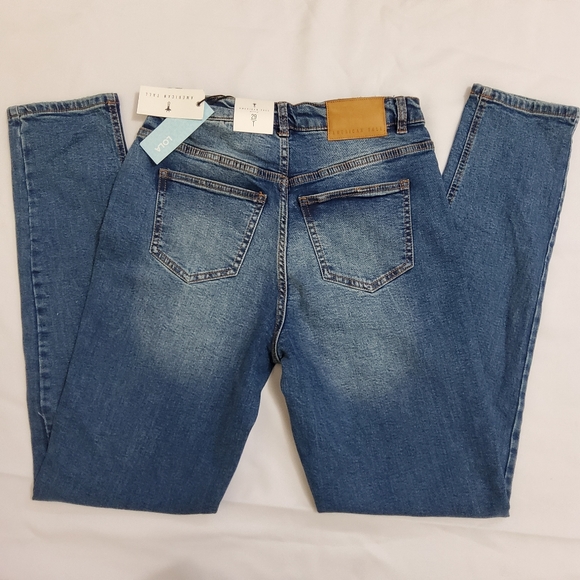 AMERICAN TALL NEW LOLA SLIM-FIT TALL HIGH WAISTED JEANS SIZE 29T BLUE - Picture 8 of 12